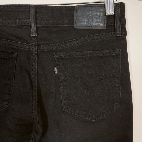 LEVI'S |  711 SKINNY BLACK JEANS - Picture 9 of 16